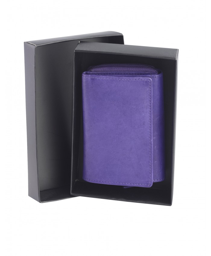 Plain Black Medium Purse Gift Box Stafford Wholesale